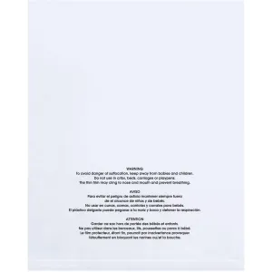 12 x 18" - 1 Mil (100 Pack) Flat Suffocation Warning Poly Bags