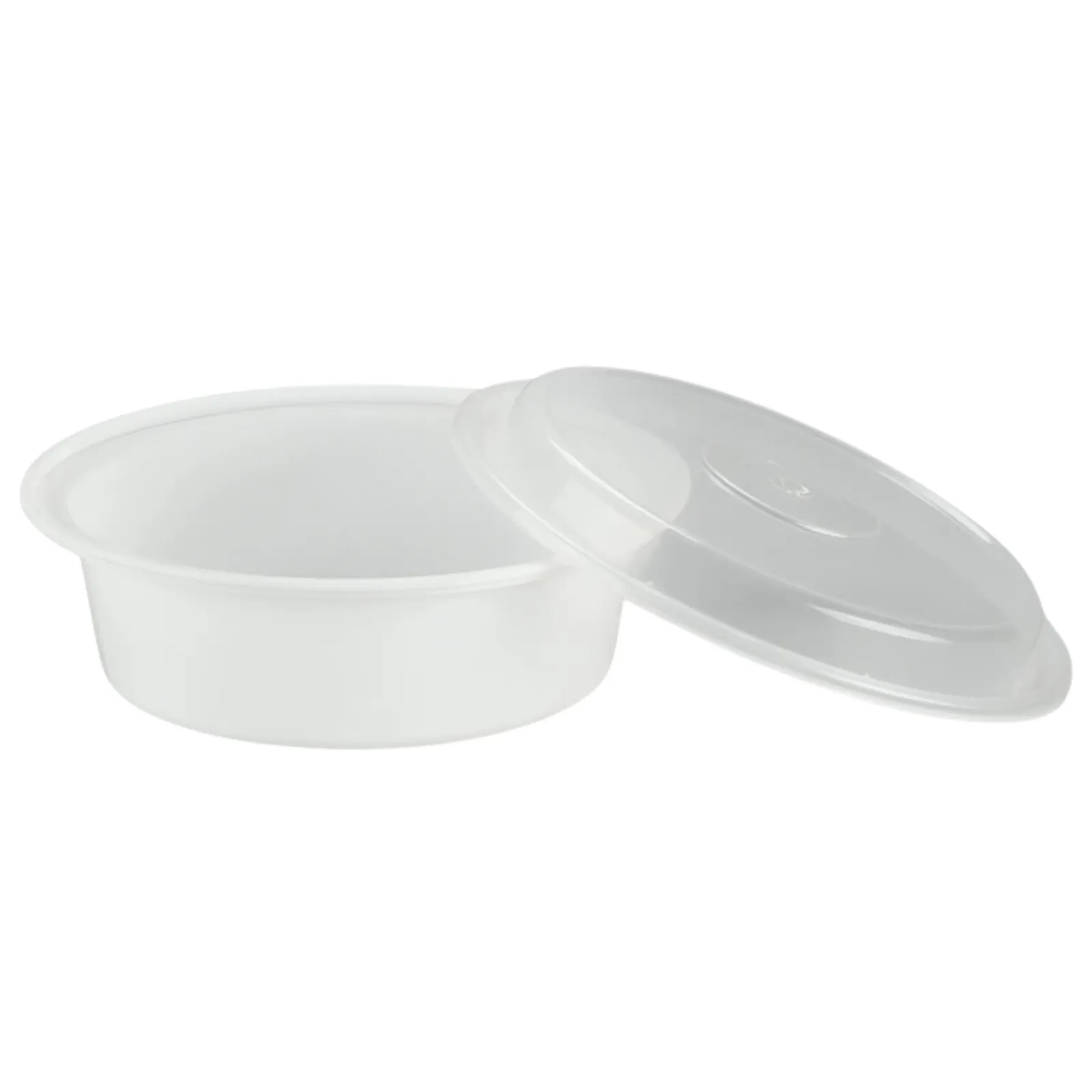 32oz Extra Strong Quality White round Disposable Meal Prep/ Bento Box Container