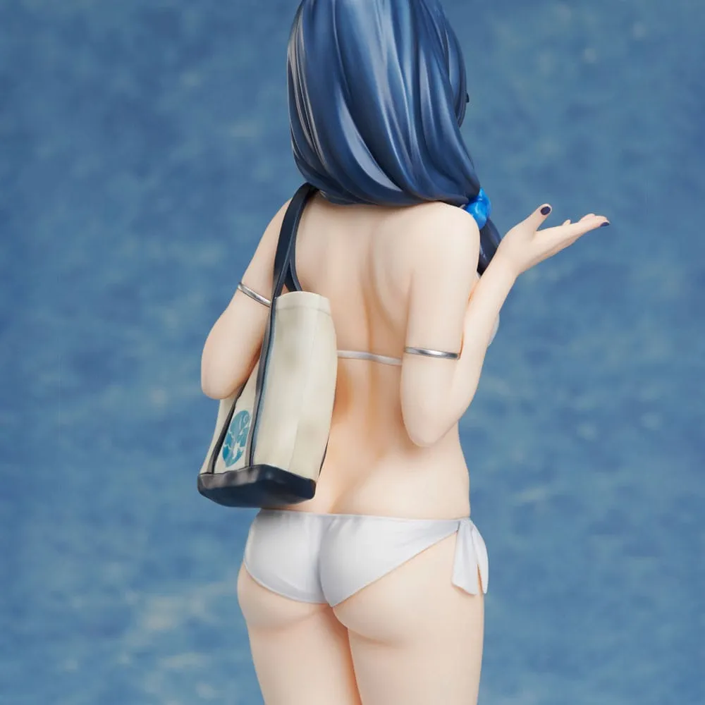 92M Illustration PVC Statue Myopic Sister Date-Chan Swimsuit Ver. Limited Edition 26 Cm