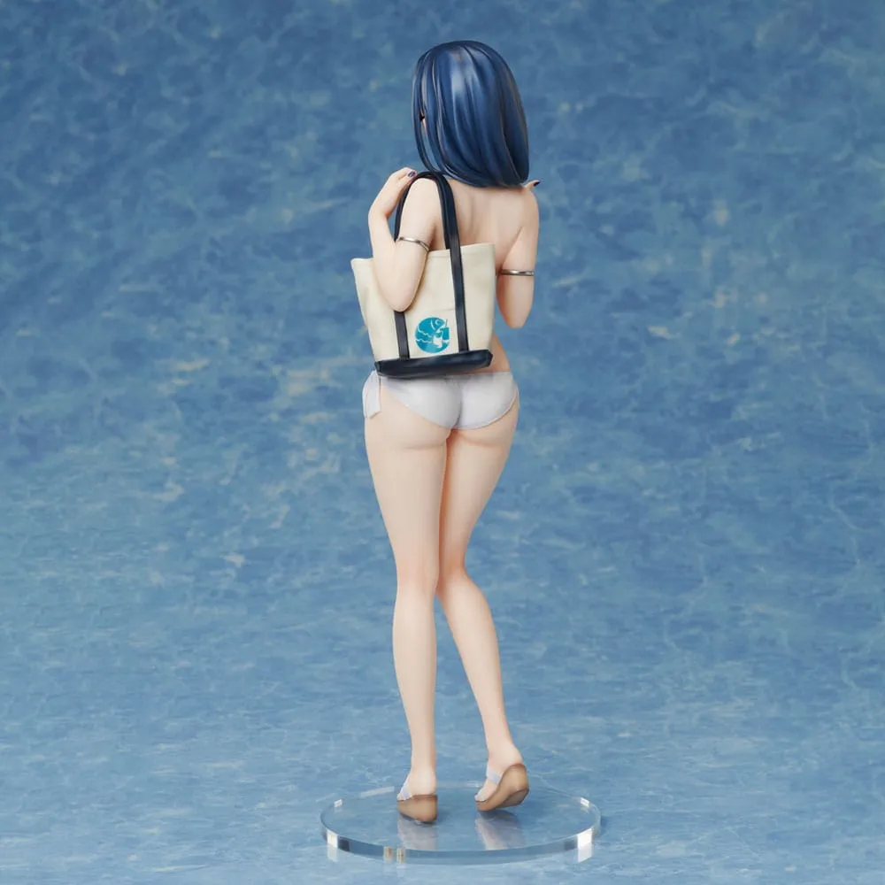 92M Illustration PVC Statue Myopic Sister Date-Chan Swimsuit Ver. Limited Edition 26 Cm
