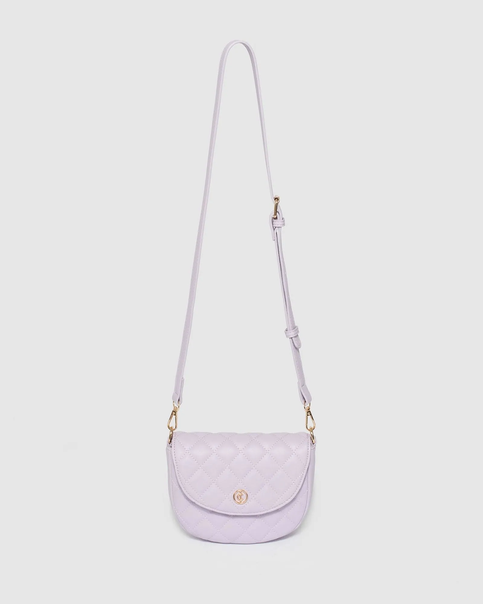Alvita Purple Saddle Bag