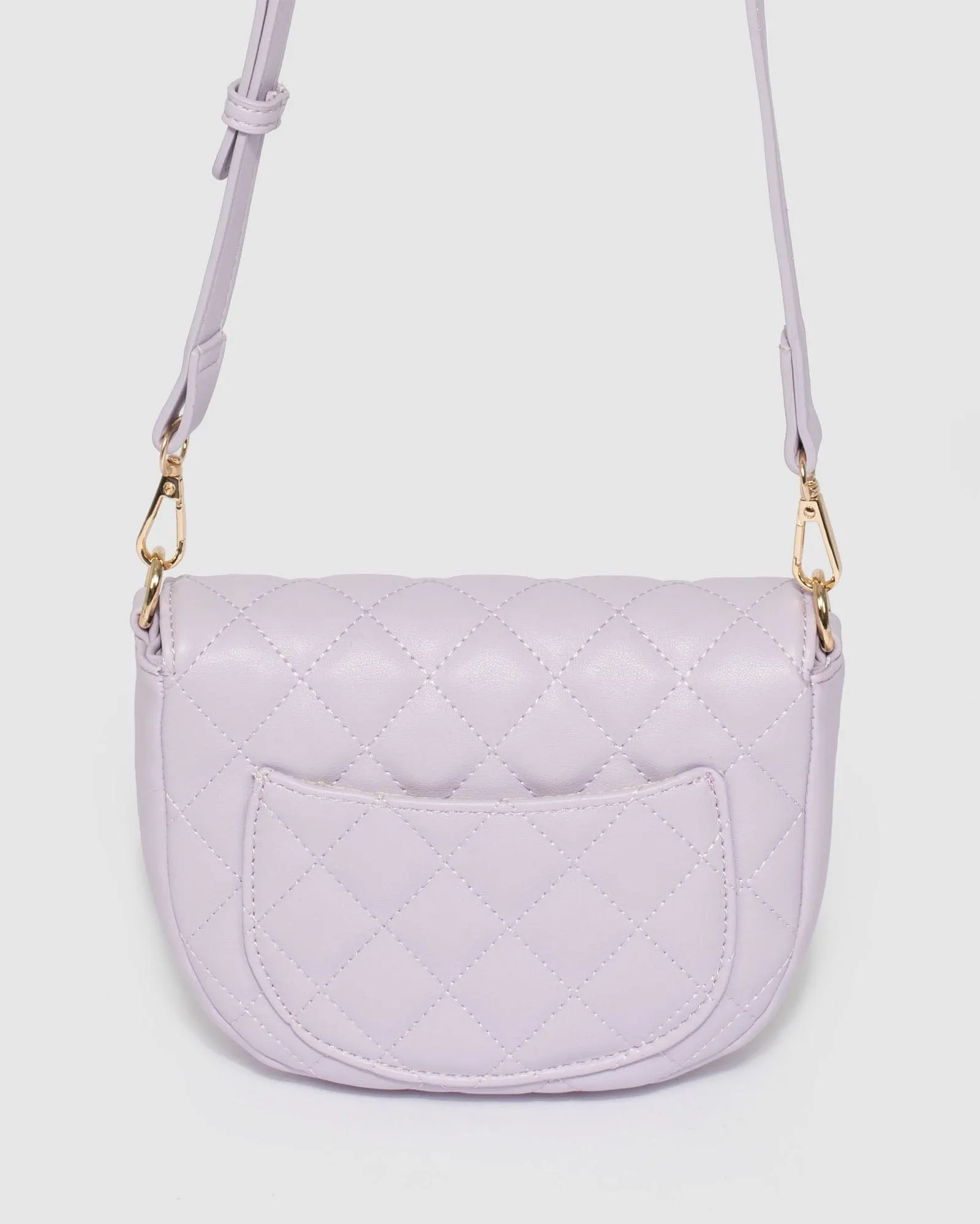 Alvita Purple Saddle Bag
