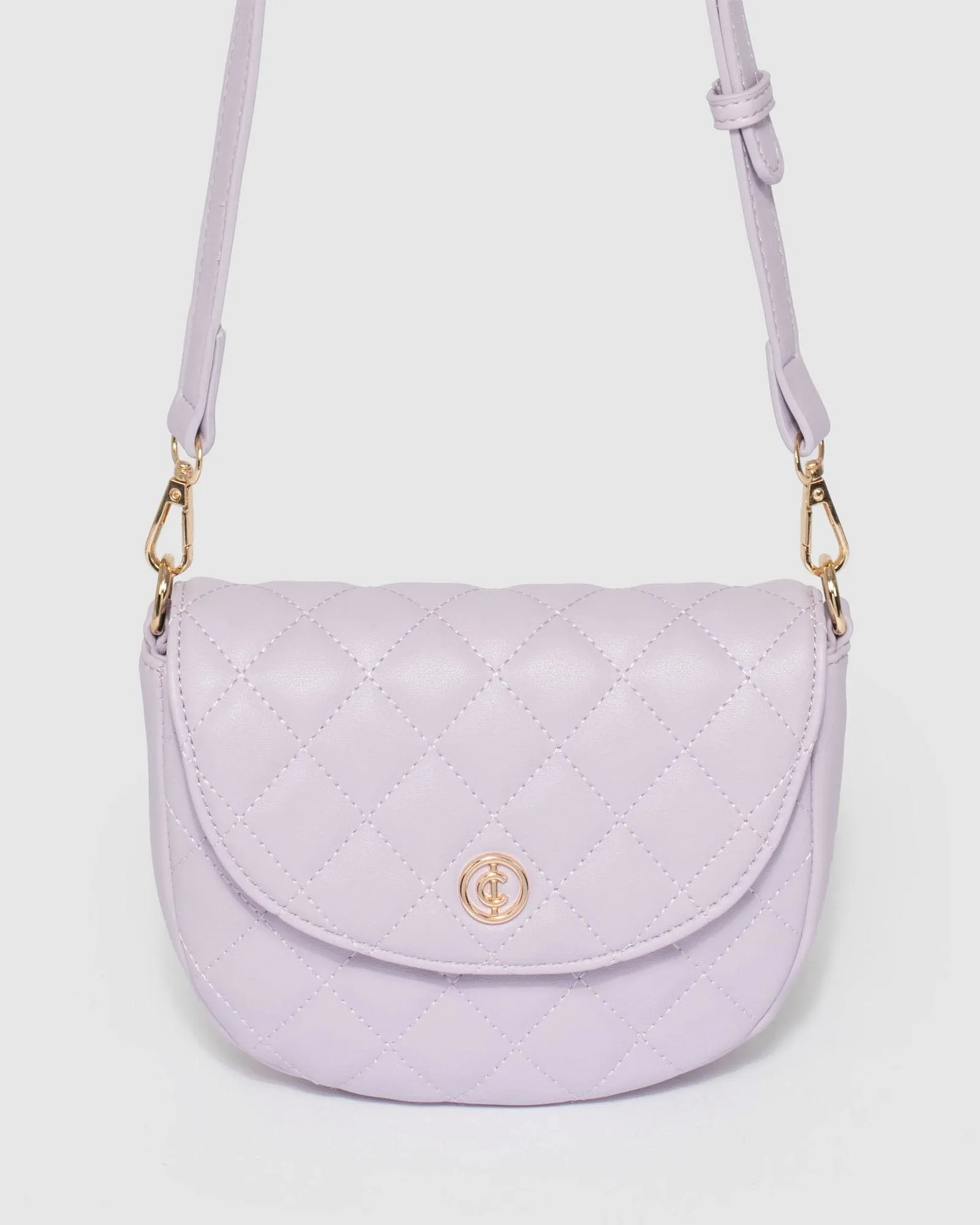 Alvita Purple Saddle Bag