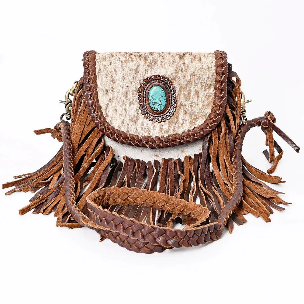 American Darling Hairon and Fringe Crossbody Bag