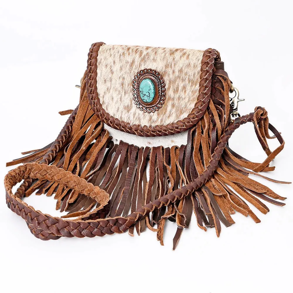 American Darling Hairon and Fringe Crossbody Bag