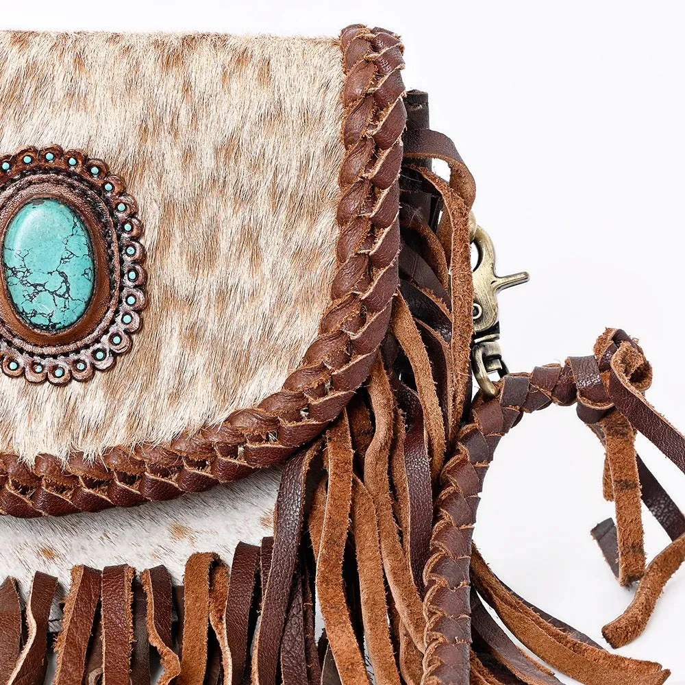 American Darling Hairon and Fringe Crossbody Bag