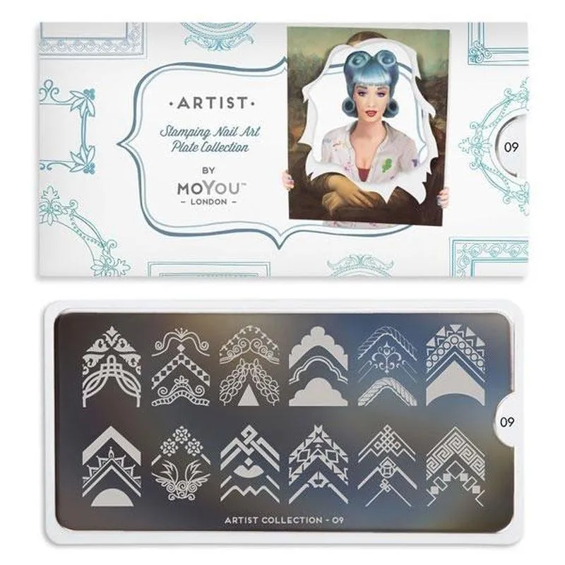 Artist 09 ✦ Nail Stamping Plate