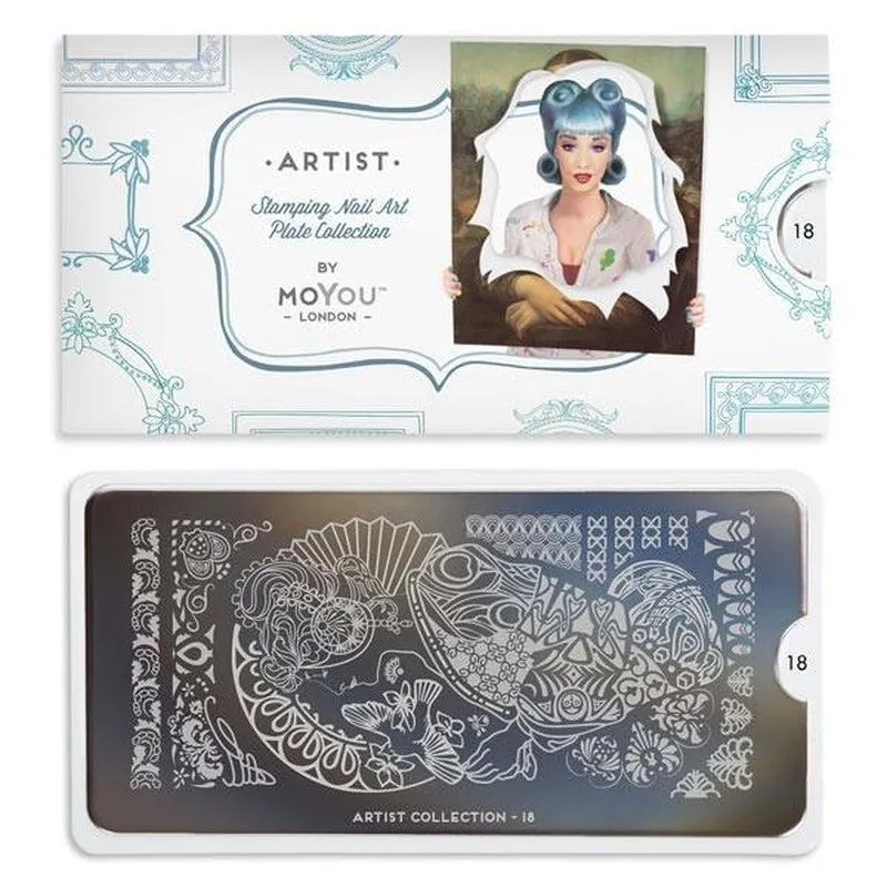 Artist 18 ✦ Nail Stamping Plate