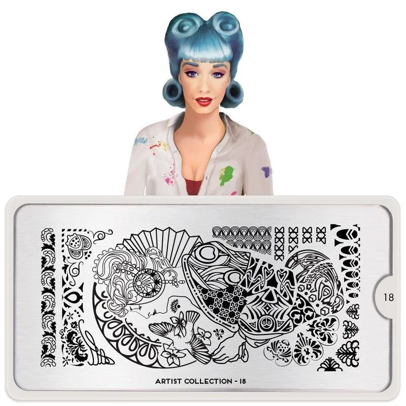 Artist 18 ✦ Nail Stamping Plate