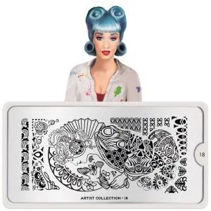 Artist 18 ✦ Nail Stamping Plate