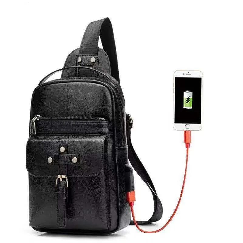 Backpack Waist Shoulder bag compatible with Ebook, Tablet and for Cubot X19 (2019) - Black