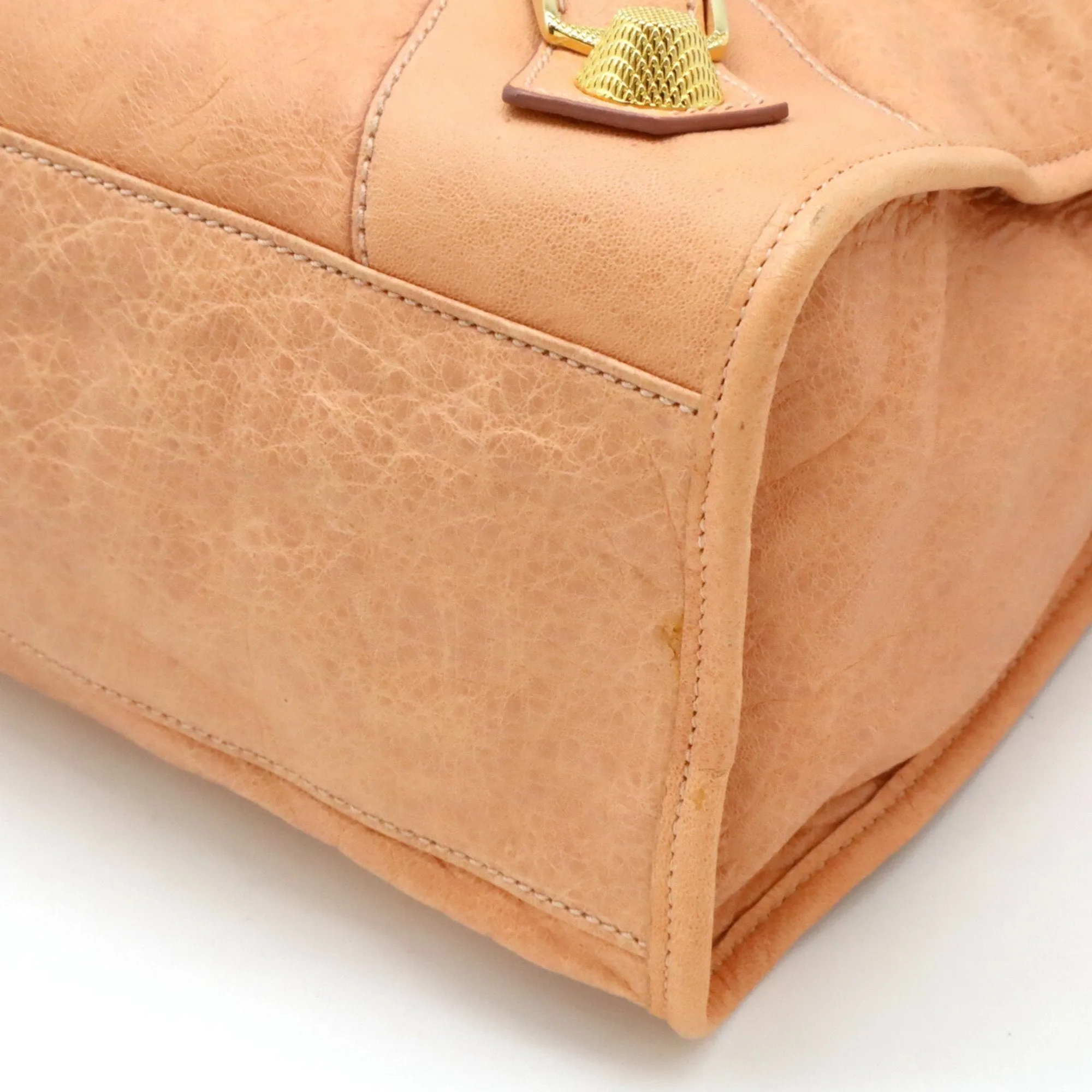 Balenciaga City Brown Leather Bag