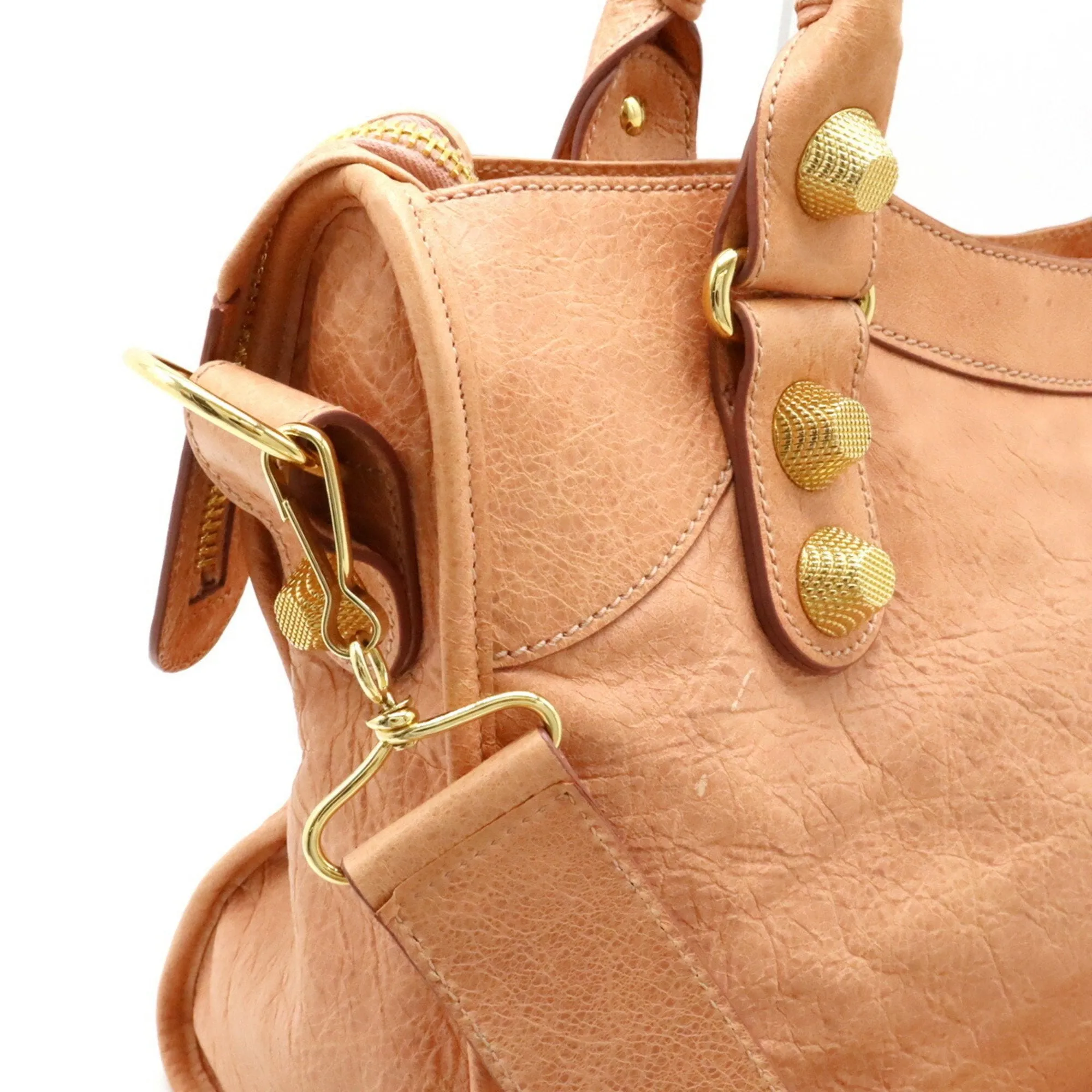 Balenciaga City Brown Leather Bag