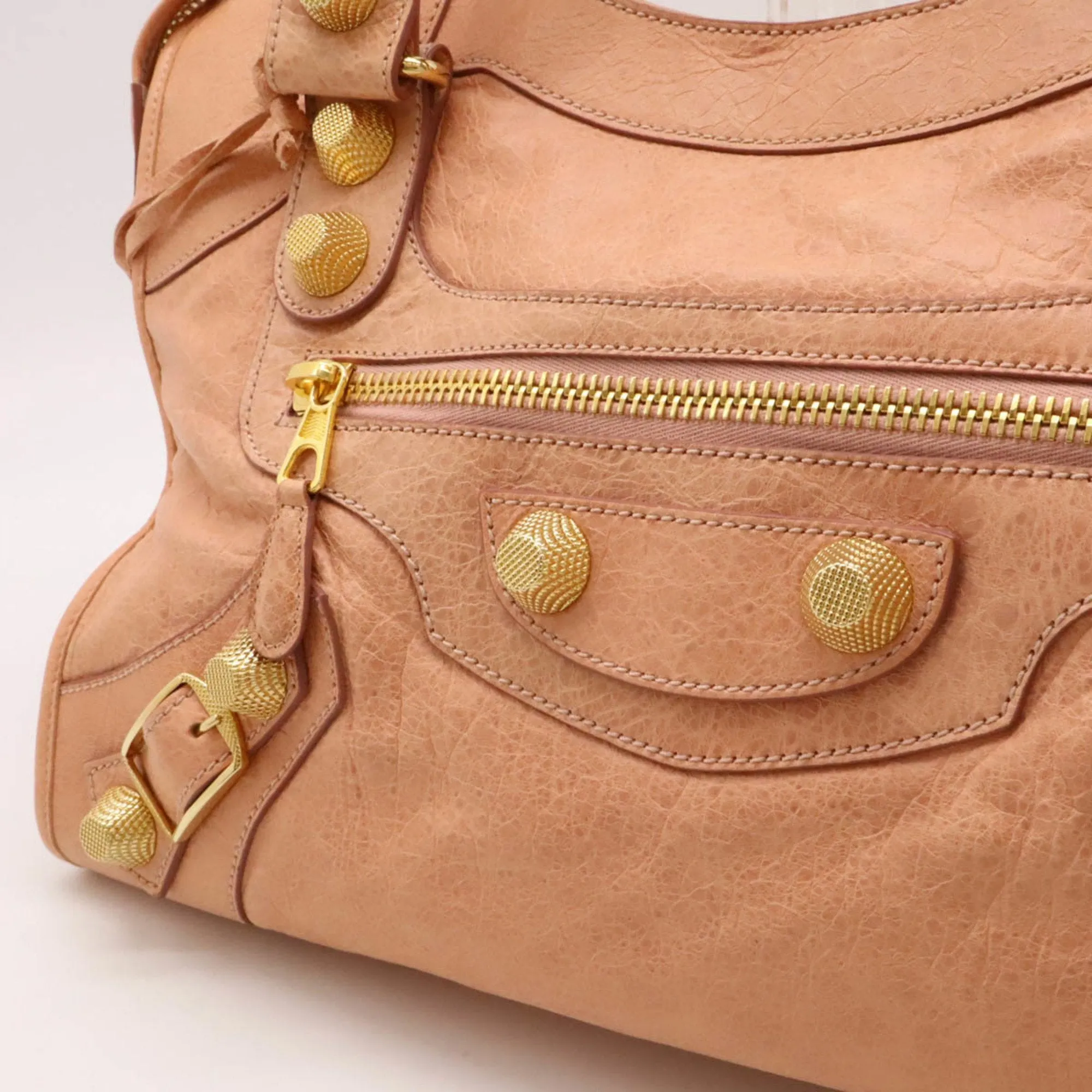 Balenciaga City Brown Leather Bag