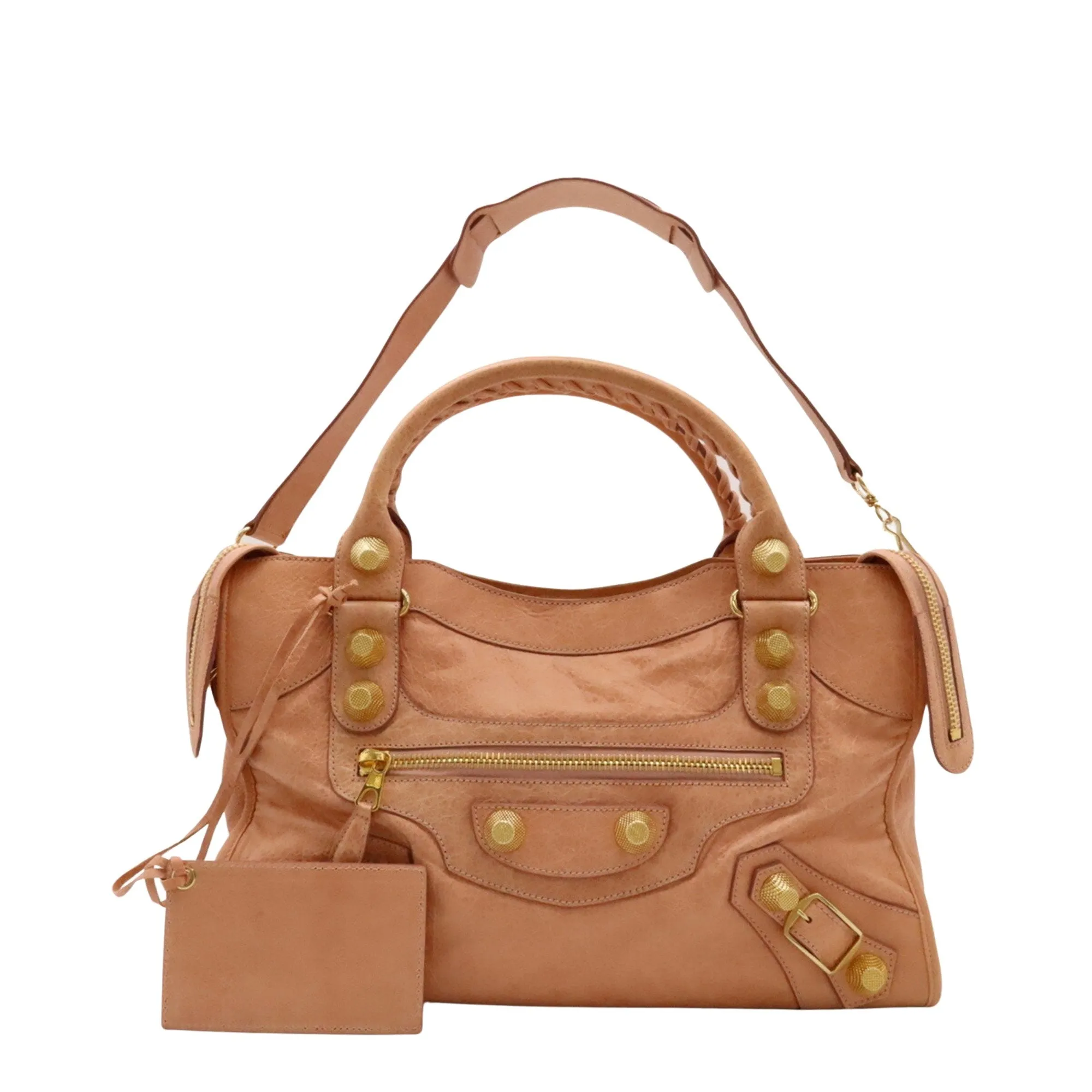 Balenciaga City Brown Leather Bag