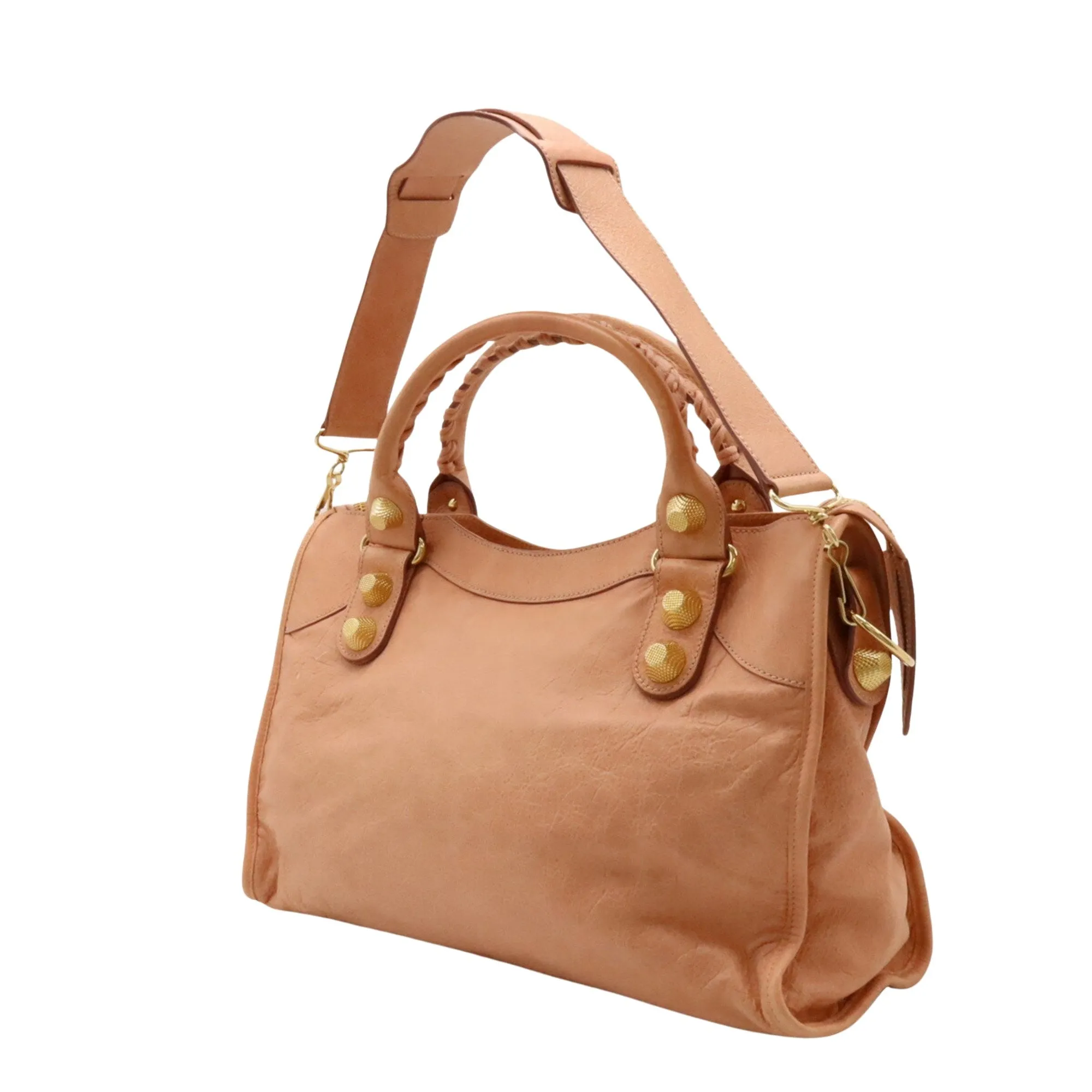 Balenciaga City Brown Leather Bag