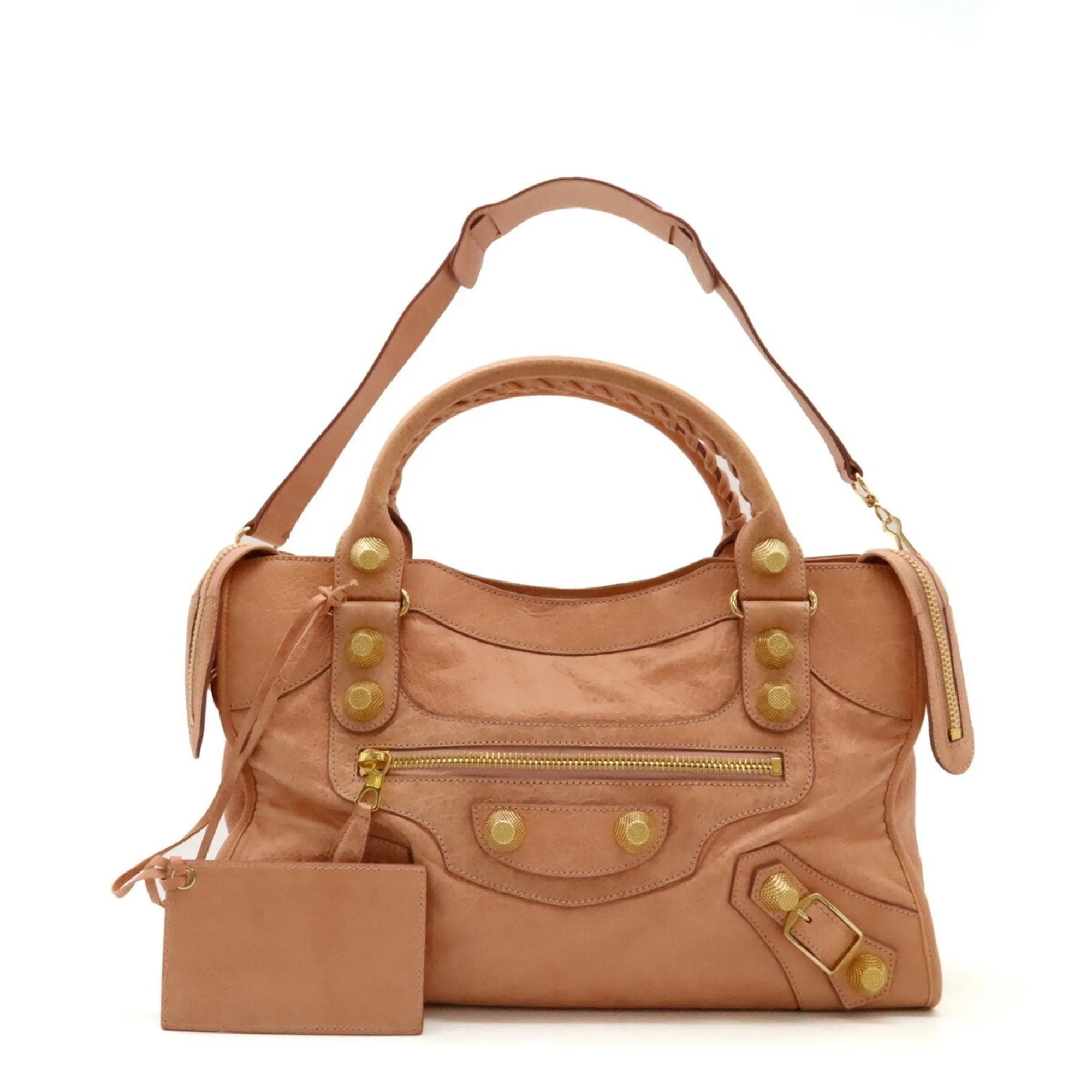 Balenciaga City Brown Leather Bag
