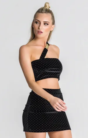 Black Moonlight Crop top