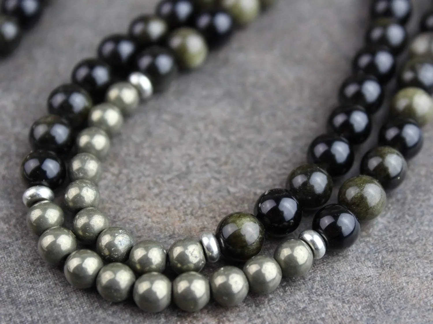 Bold Stone of Action Mala