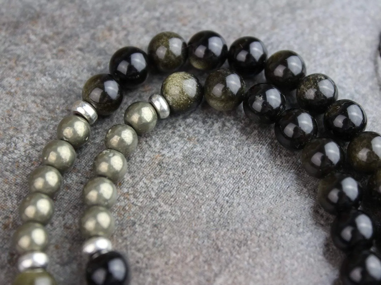 Bold Stone of Action Mala