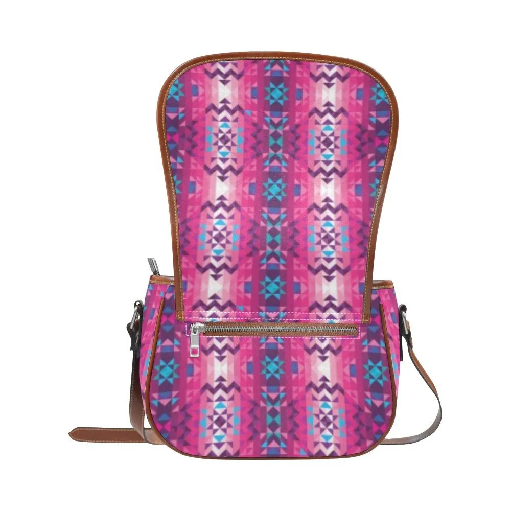 Bright Wave Saddle Bag/Small