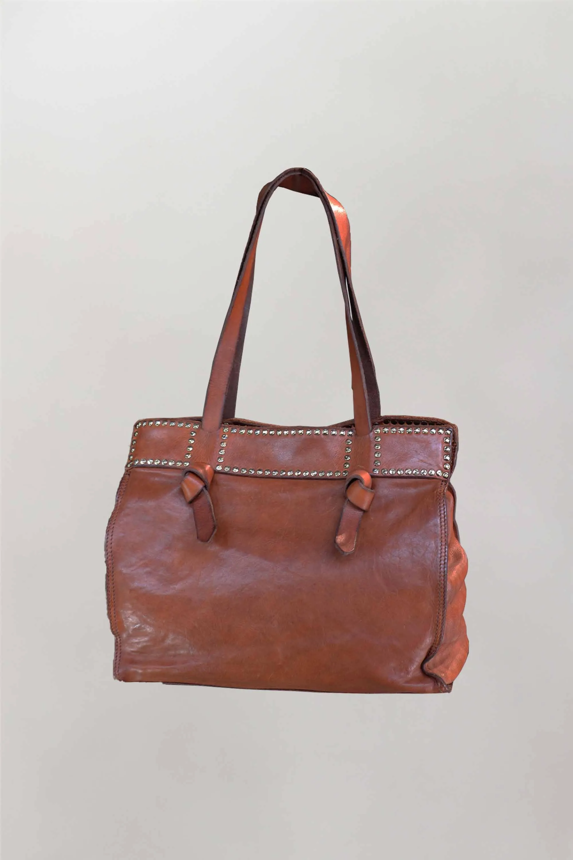 CAMPOMAGGI angelica shopping bag | cognac