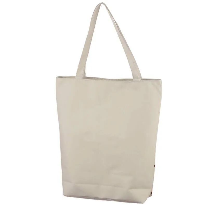 Catch Patch Dog Design Cotton Bag with Zip & Lining