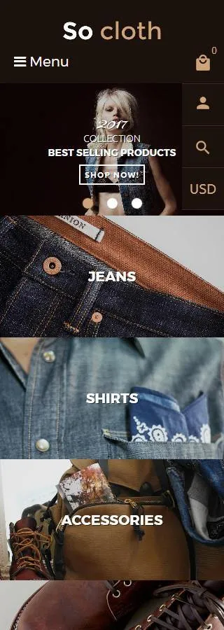 Clothing Products - Shopify Themes