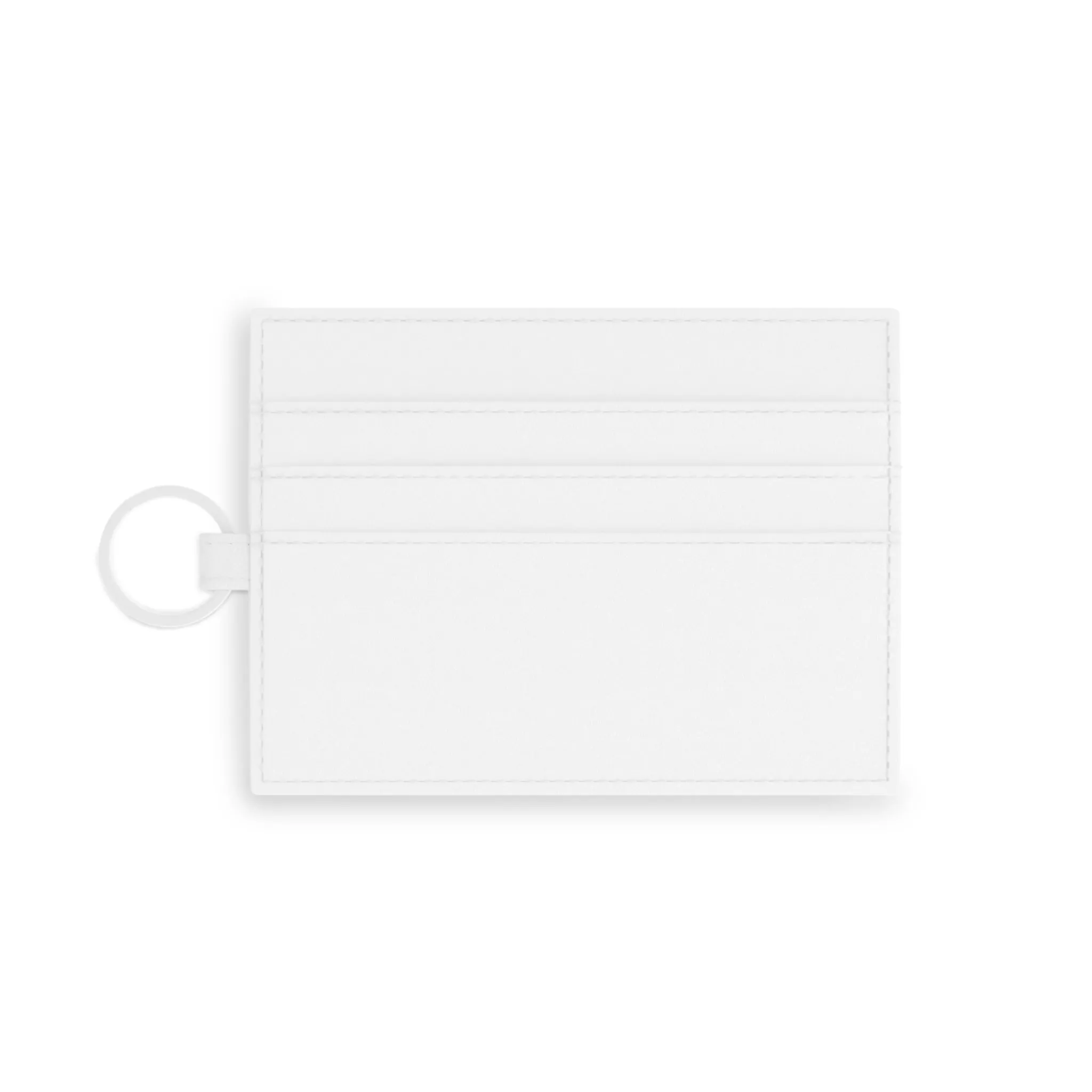 Colorful design of a touristic city Saffiano Leather Card Holder