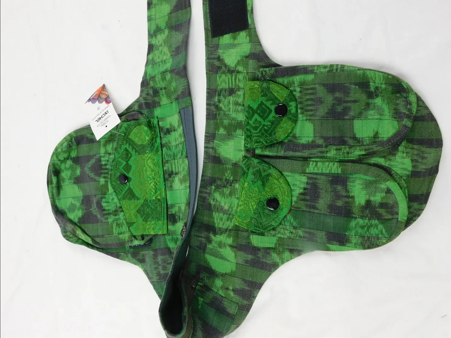 Cotton Brocade Tribal Print Double-Sided Fanny Pack