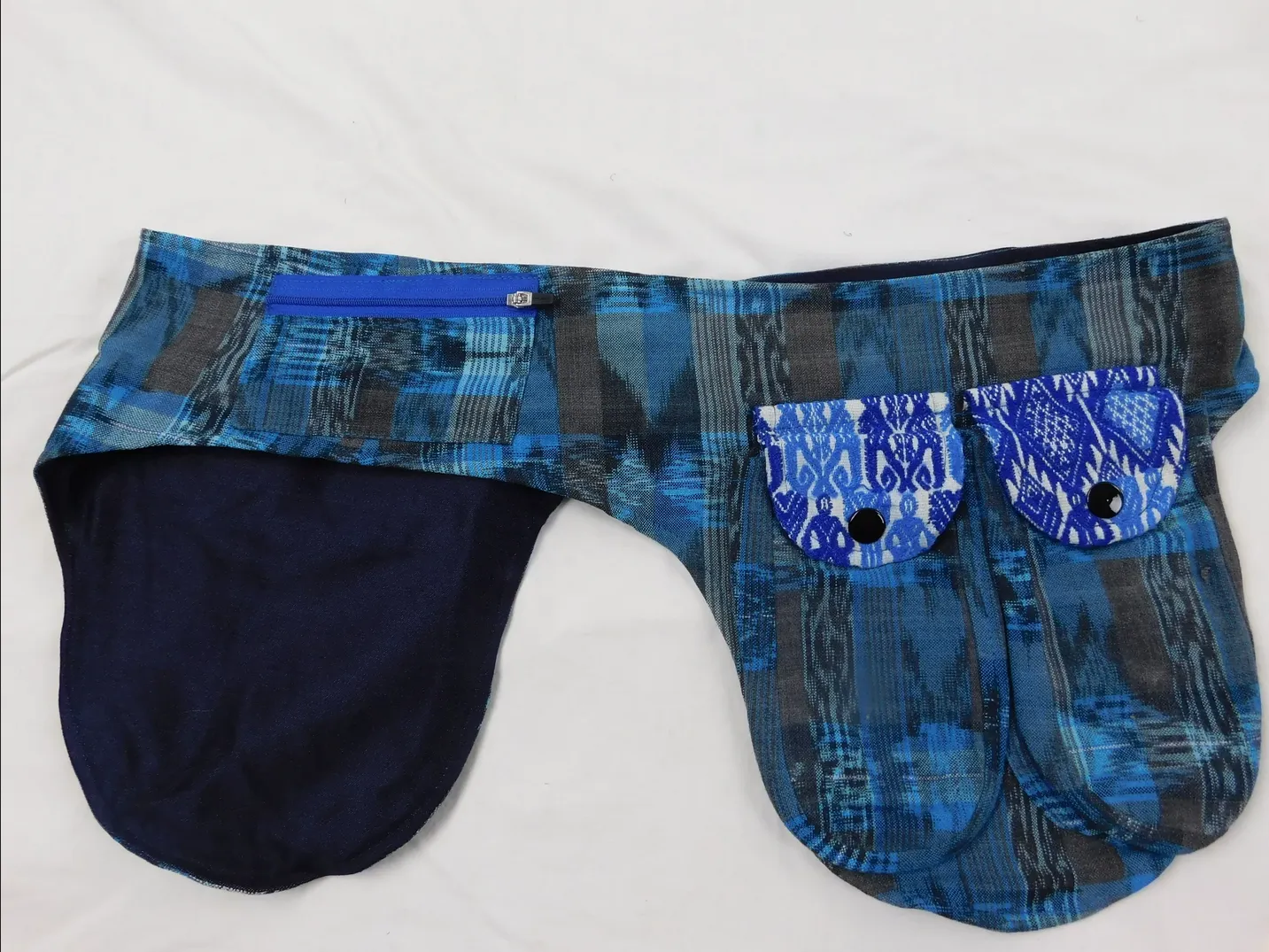 Cotton Brocade Tribal Print Double-Sided Fanny Pack