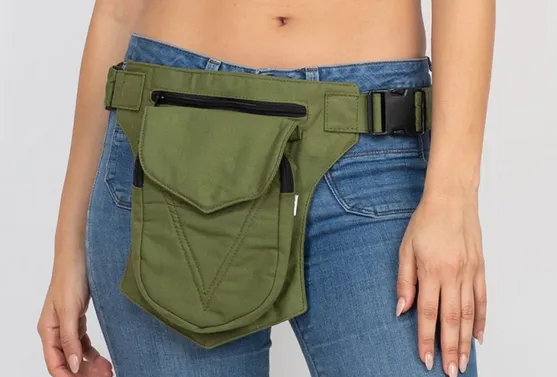 Cotton Standard Angled Playa Hip Bag