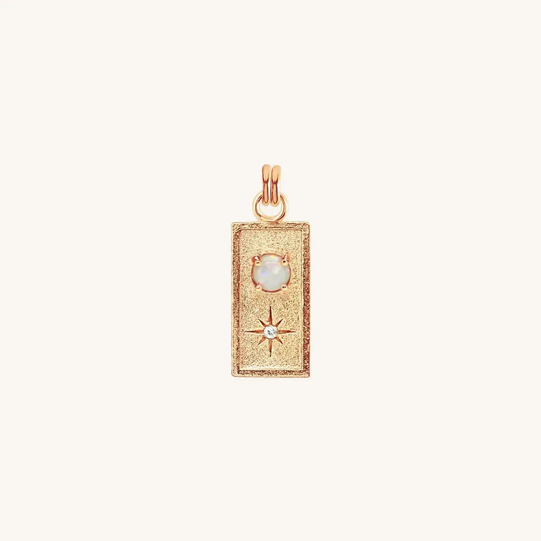 Cradle Created Opal Charm