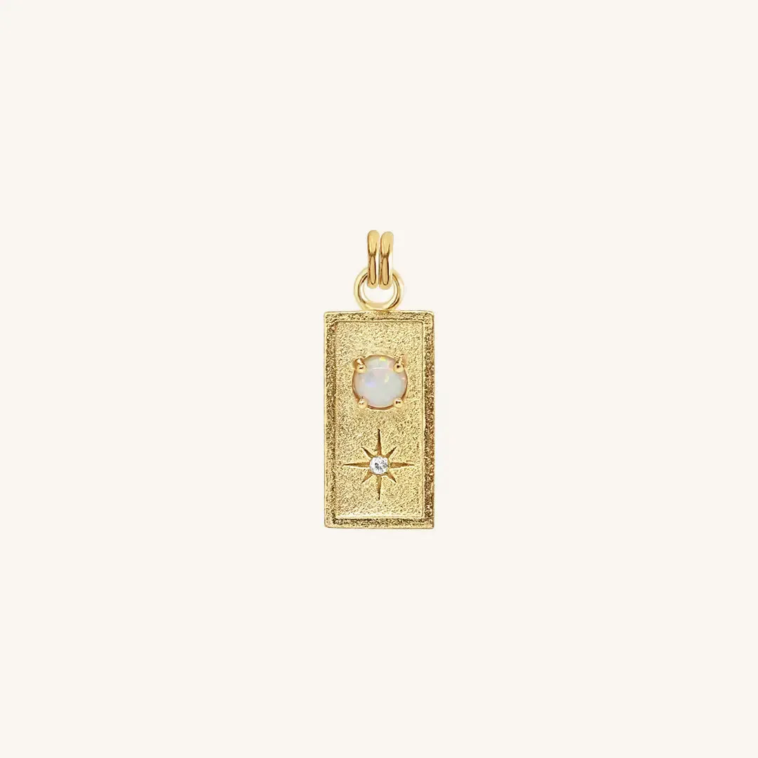 Cradle Created Opal Charm