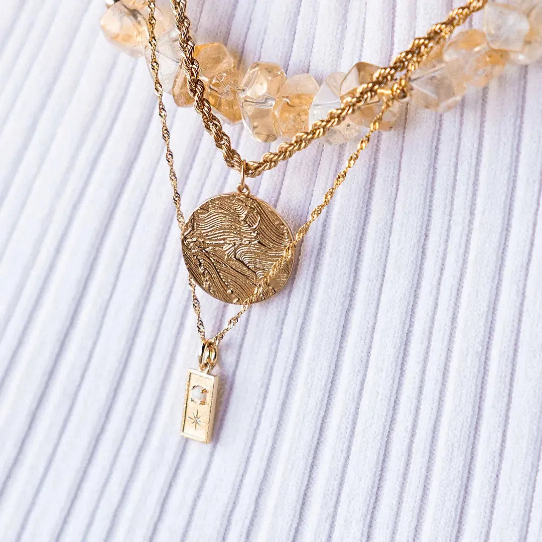 Cradle Created Opal Charm