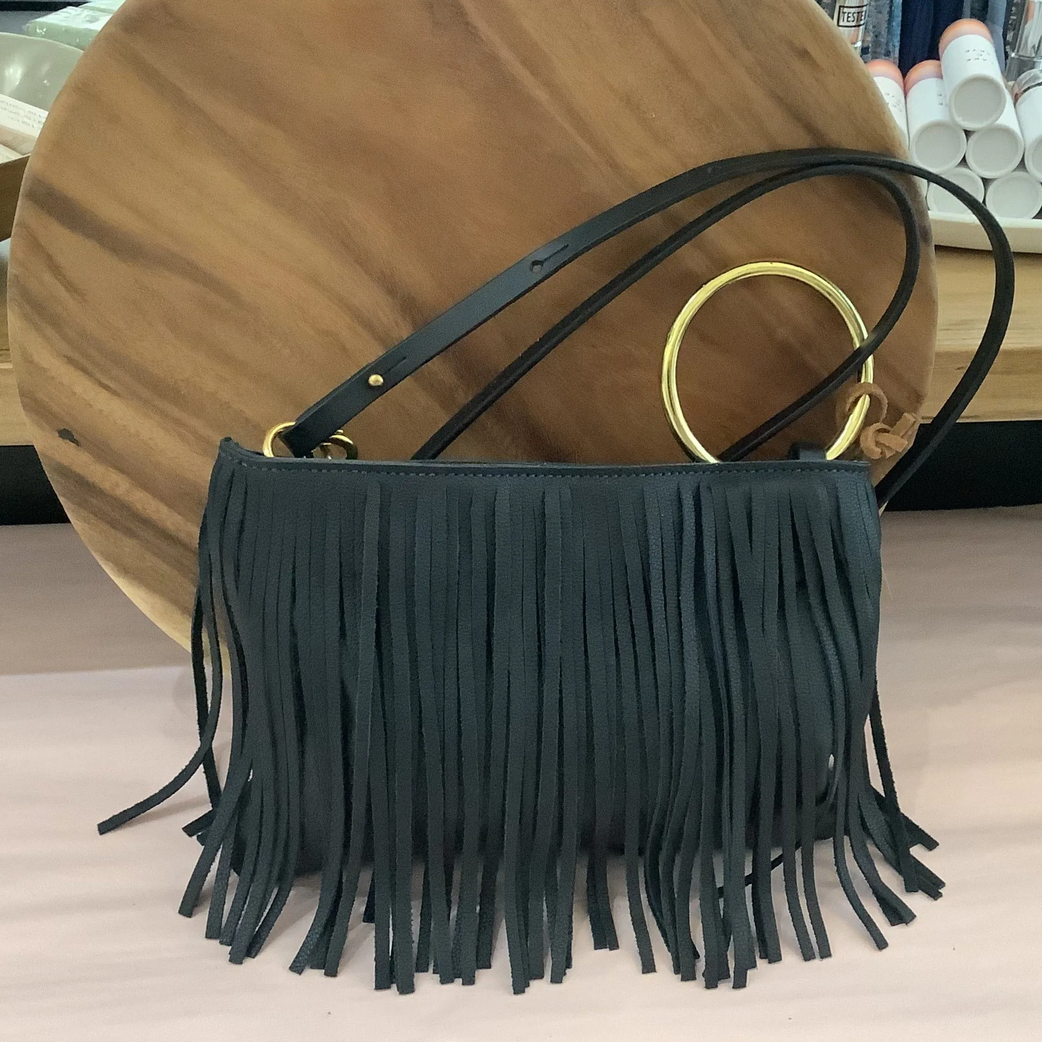 Fringe Crossbody Bag