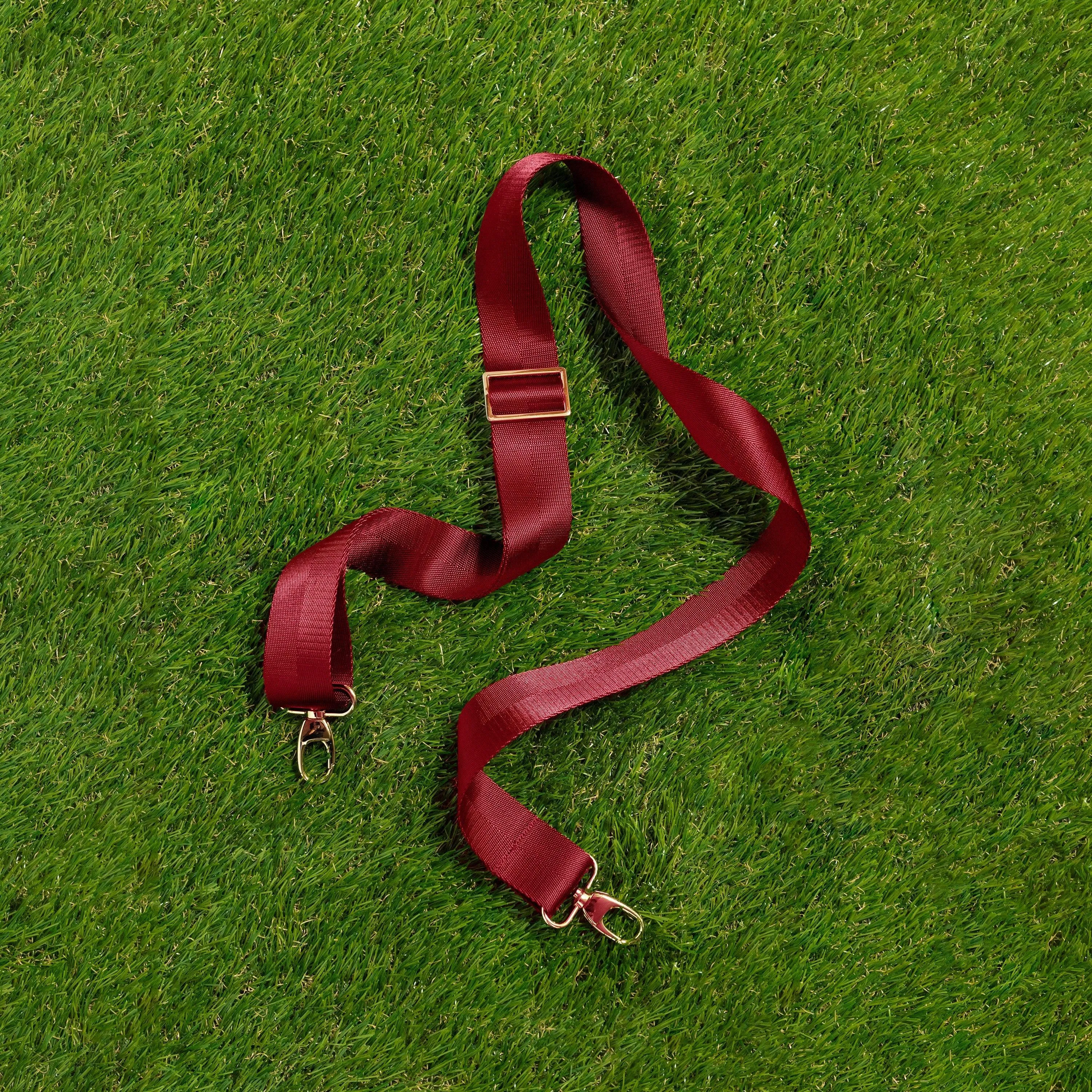 Garnet Red Fanny Pack Nylon Strap - 001S