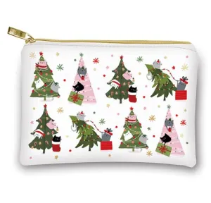 Glam Bag Christmas Cats from Punch Studio for Moda