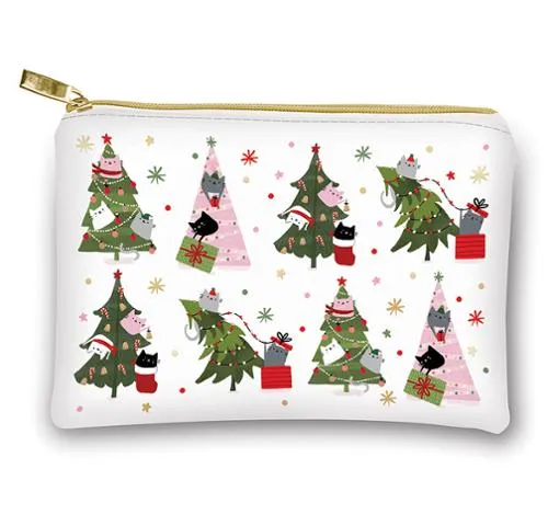 Glam Bag Christmas Cats from Punch Studio for Moda