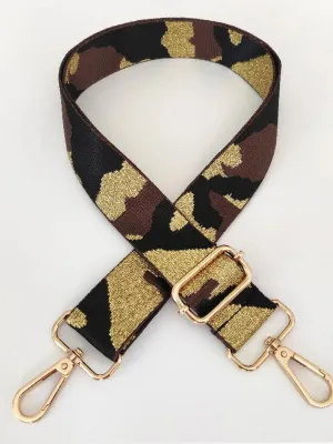 Gold Camo Bag Strap