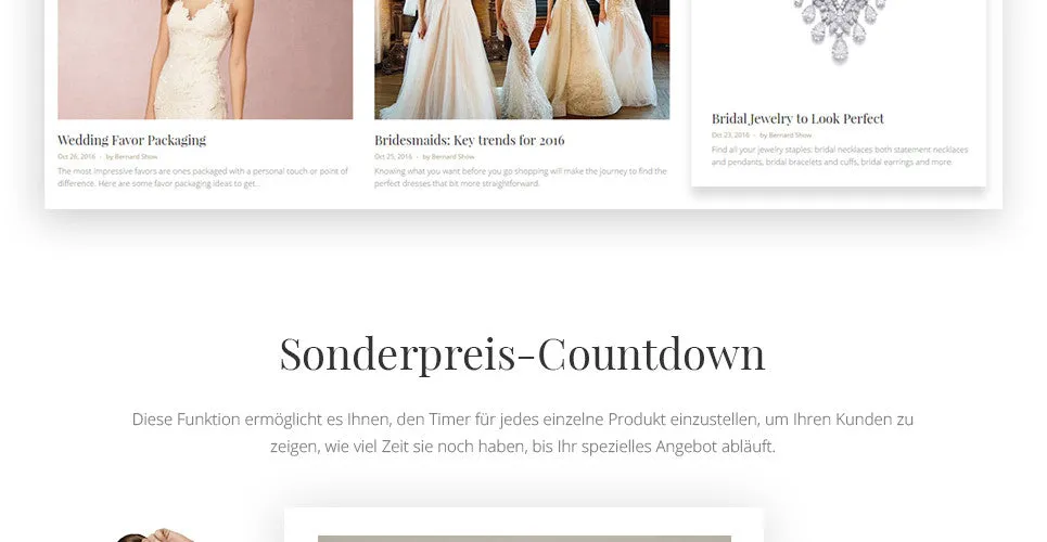 Grand Bridal Magento Website