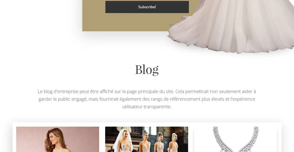 Grand Bridal Magento Website