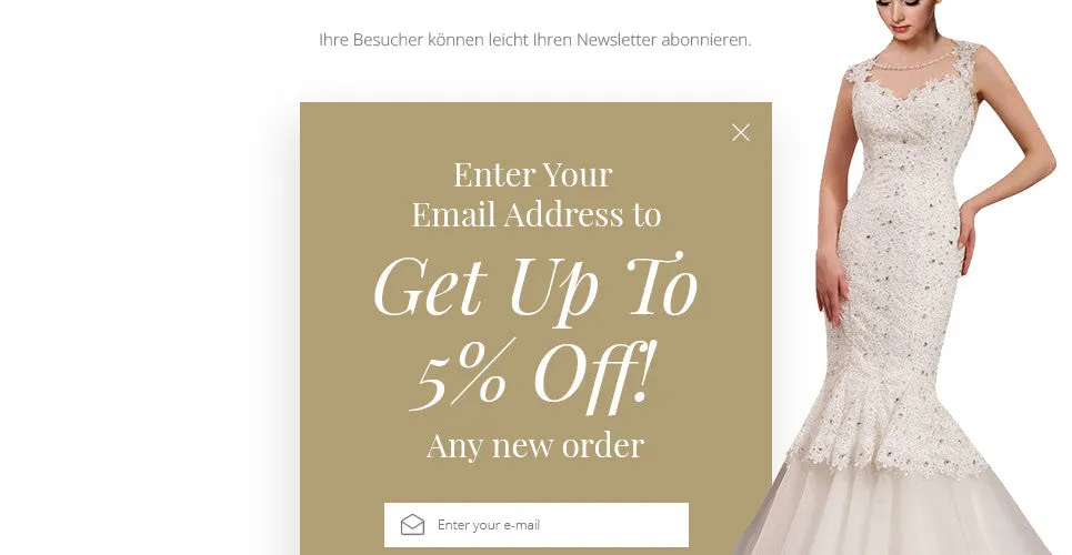 Grand Bridal Magento Website