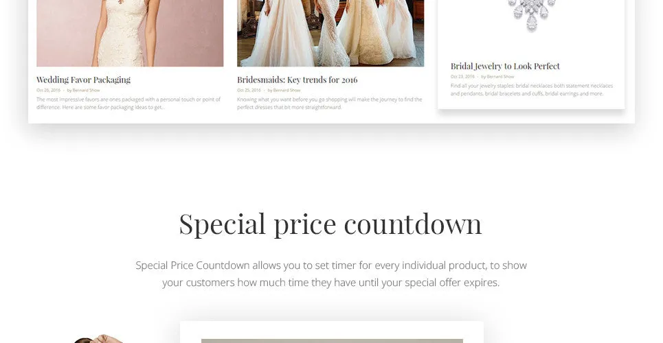 Grand Bridal Magento Website