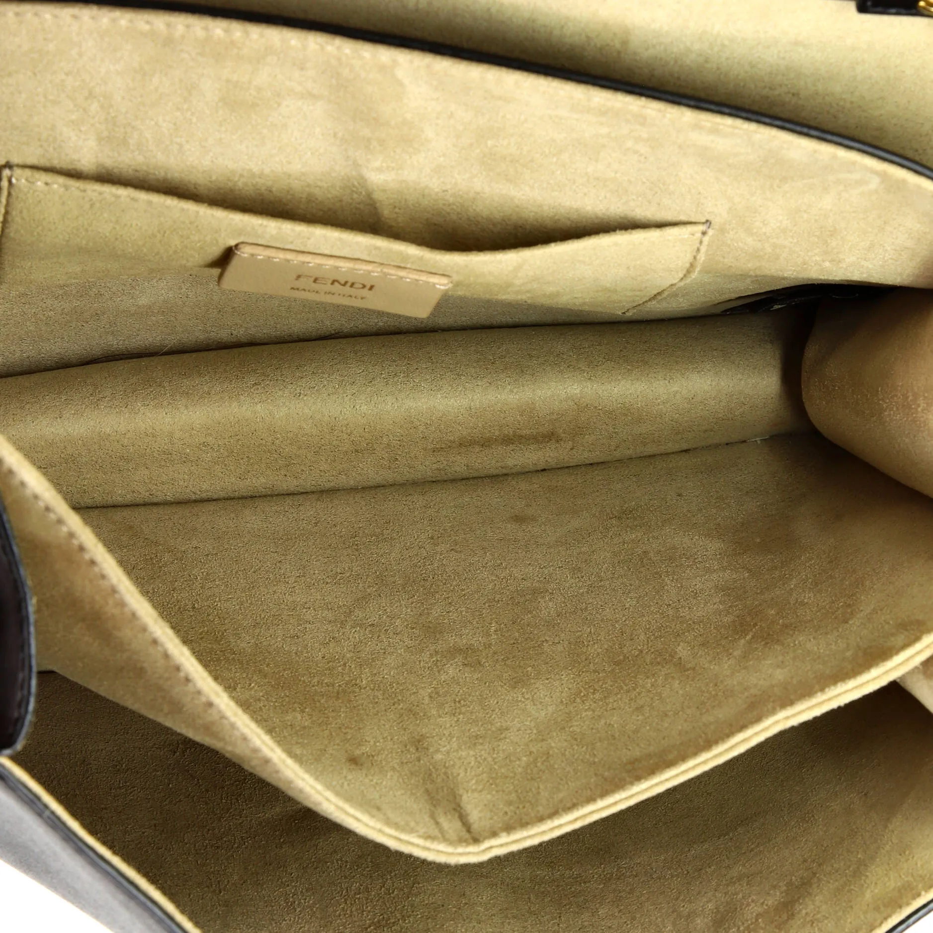 Kan I Bag Zucca Embossed Leather Medium