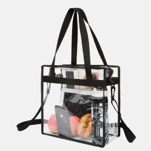 Large Capacity Waterproof Casual Transparent Shoulder Bag