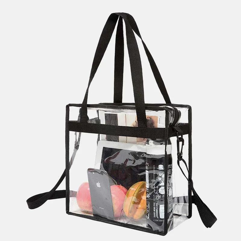 Large Capacity Waterproof Casual Transparent Shoulder Bag