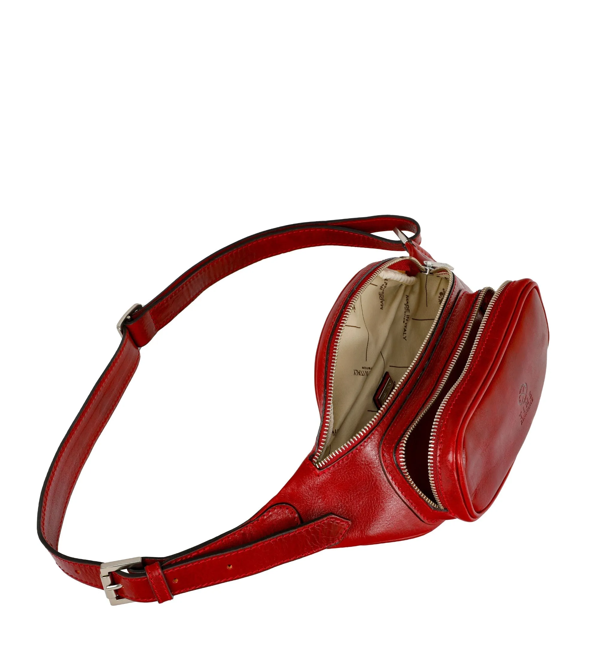 Leather Sling Bag Belly Bag - Independent People