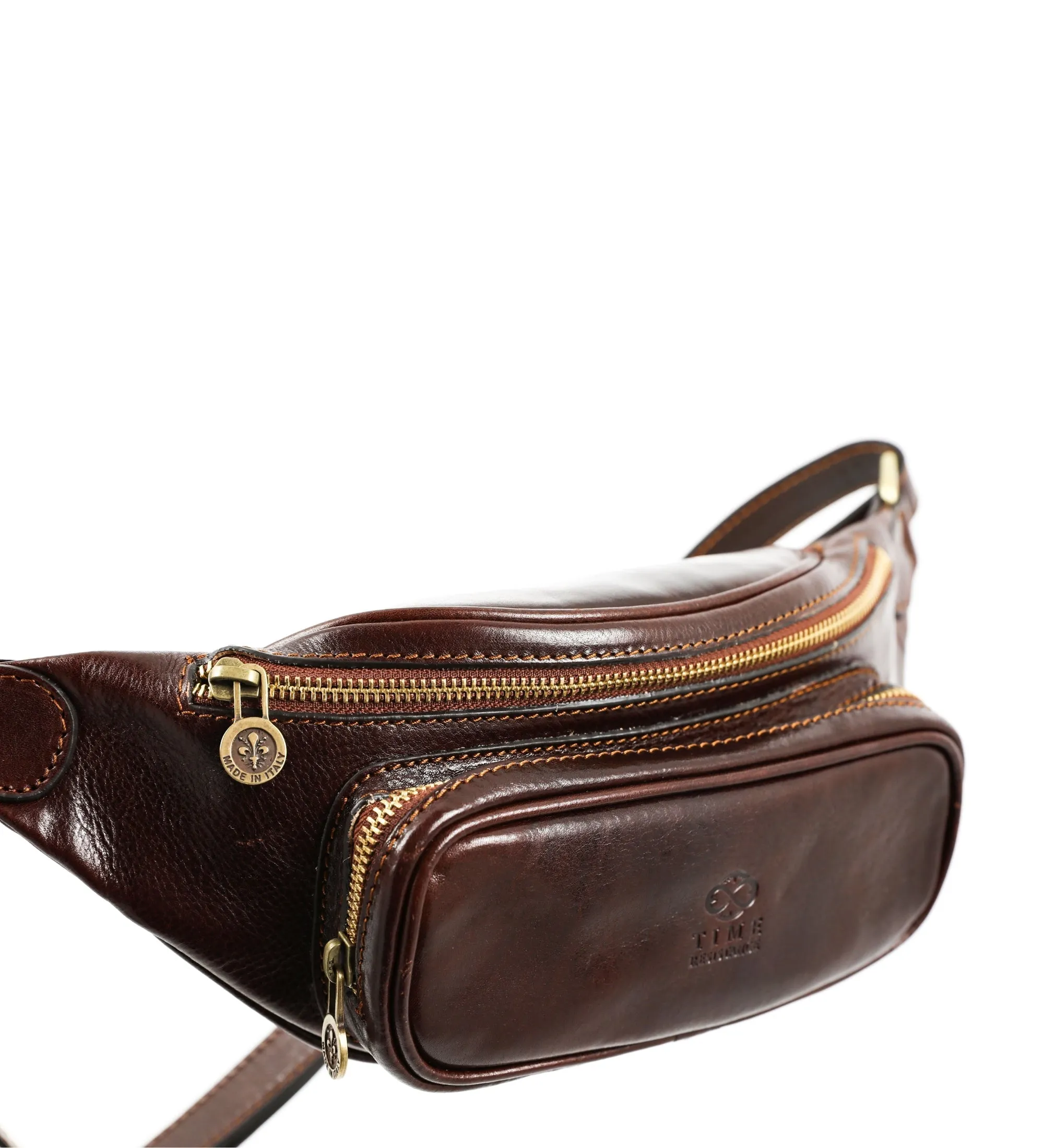 Leather Sling Bag Belly Bag - Independent People
