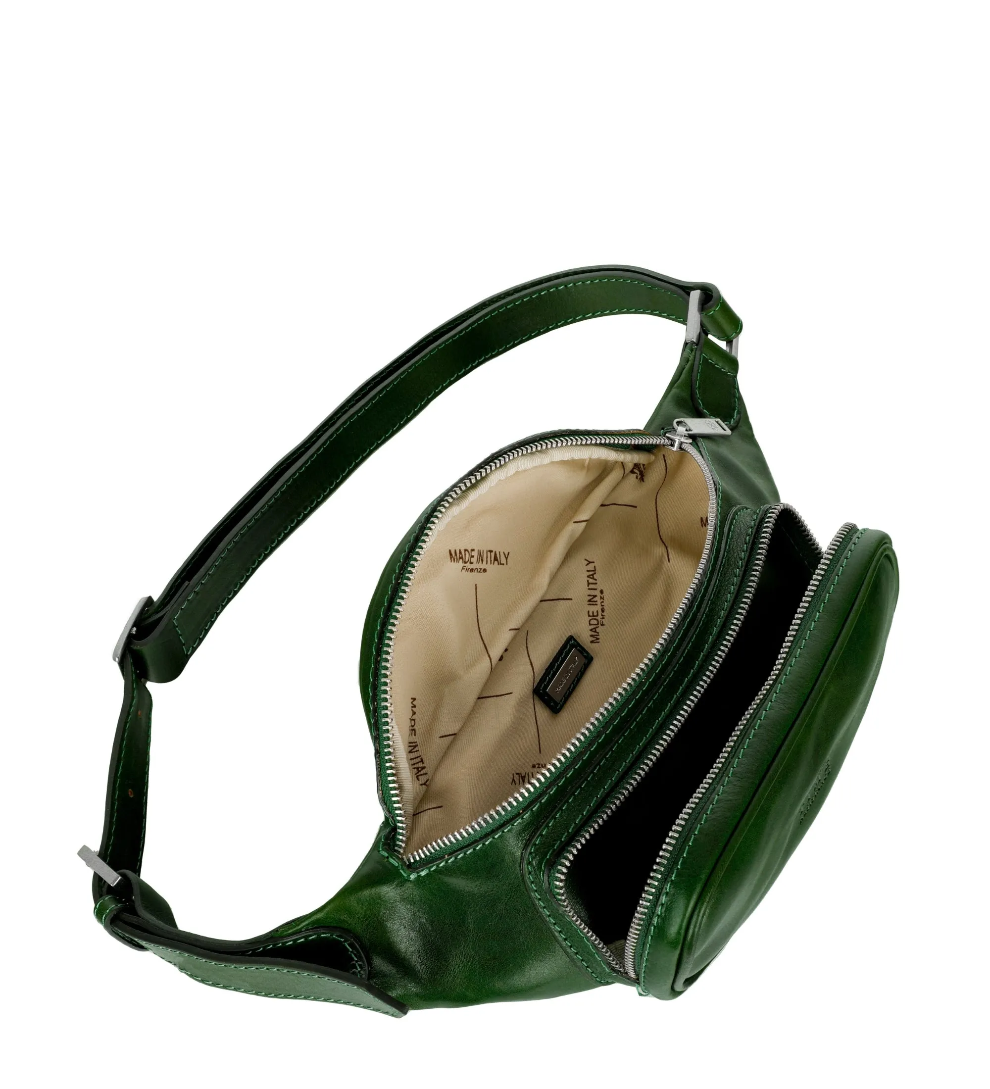 Leather Sling Bag Belly Bag - Independent People